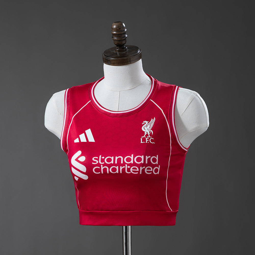 Women Liverpool Home Vest 25/26 Football Kit Soccer Shirt product image 1