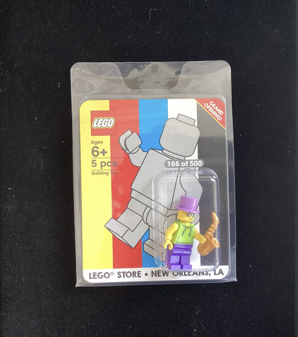 LEGO New Orleans Store Grand Opening Minifigure #166 product image 1, provided for visual reference and product detail review