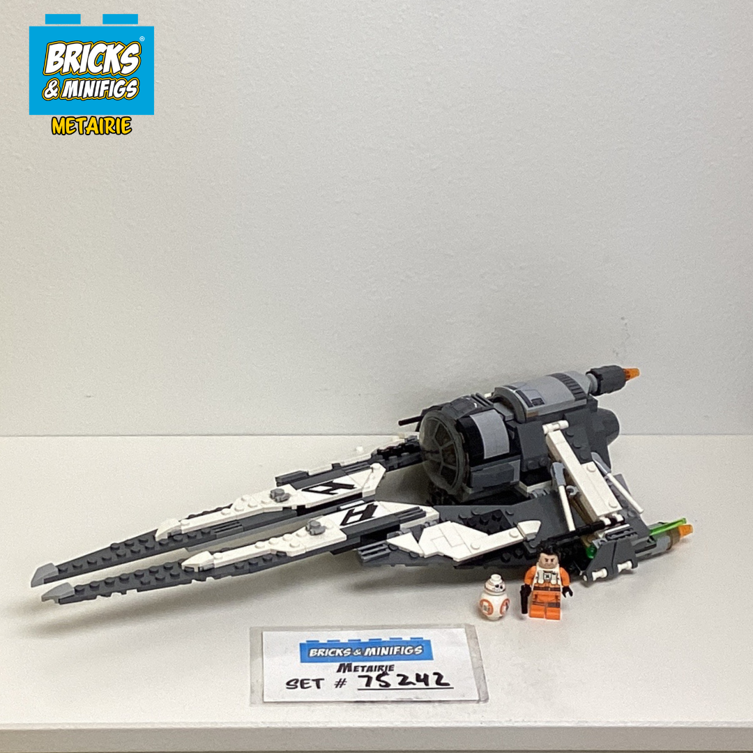 75242 Black Ace TIE Interceptor (U1) product image 1, provided for visual reference and product detail review