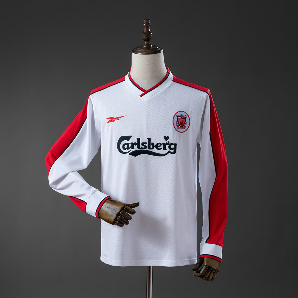 Liverpool Away Jersey 1998-99 Long Sleeves Retro Football product image 1