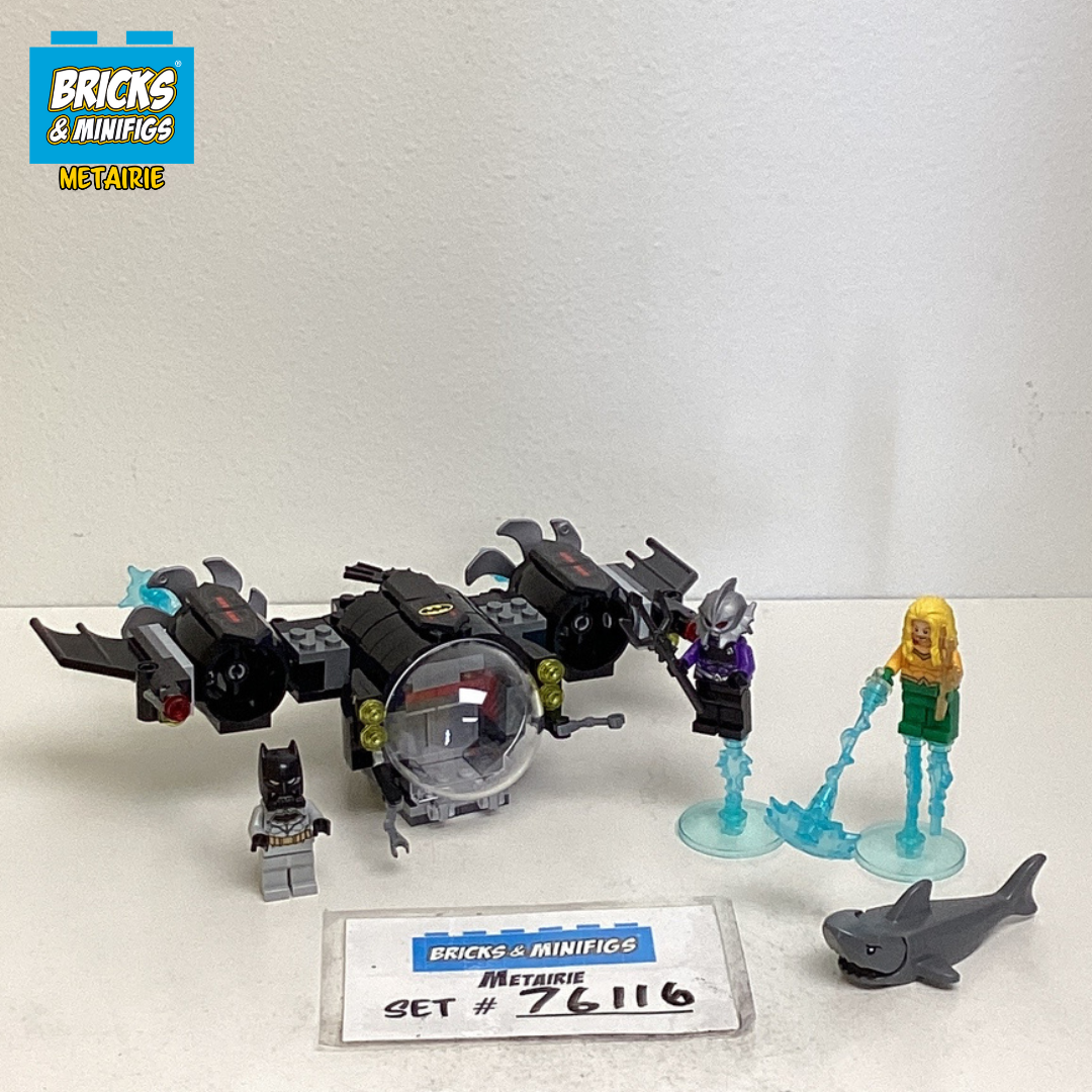 76116 Batman Batsub and the Underwater Clash (U) product image 1, provided for visual reference and product detail review