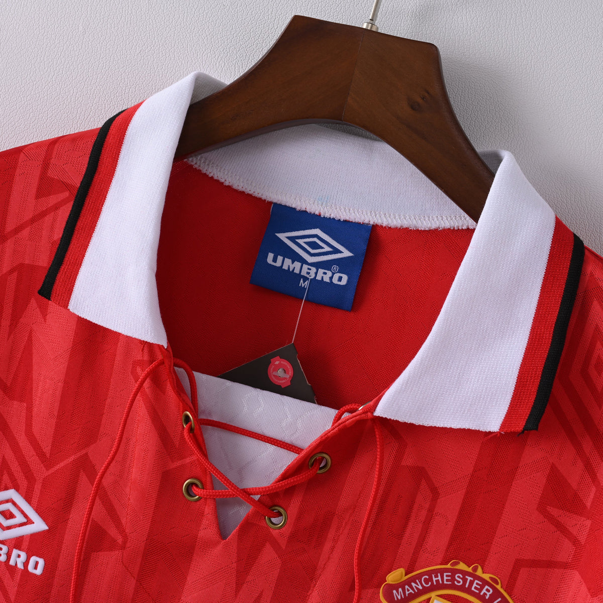 Retro Manchester United Home Jersey 1995 Football Kit Soccer product image 8