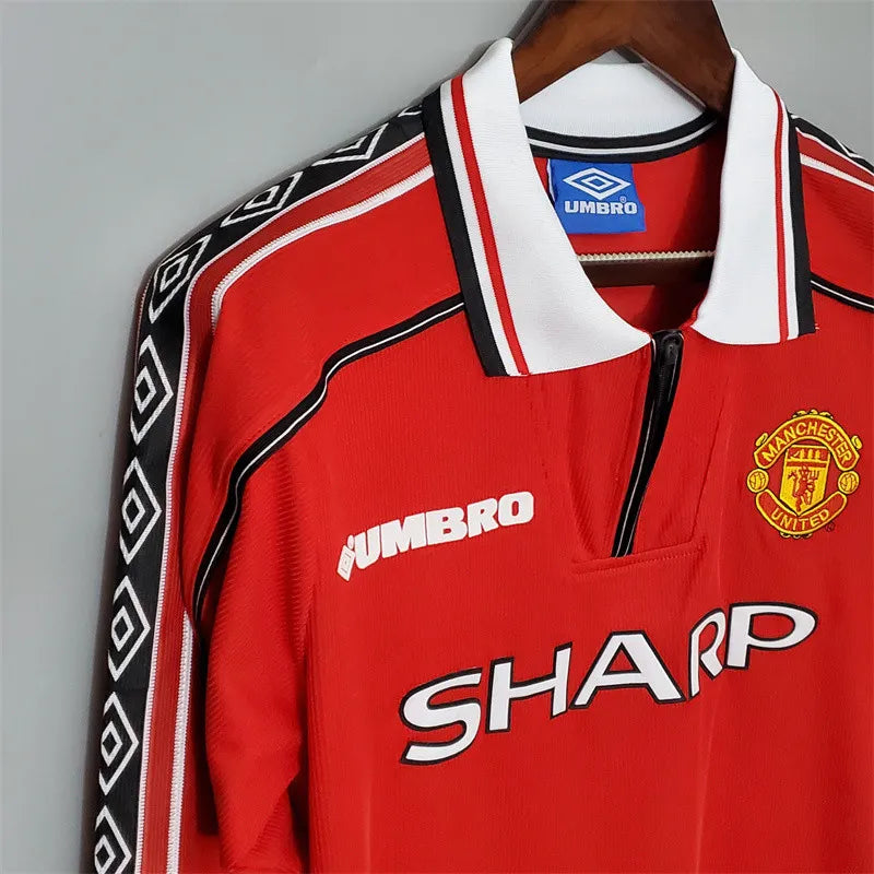 Manchester United Jersey Home Kit 1998/99 Retro Long product image 8