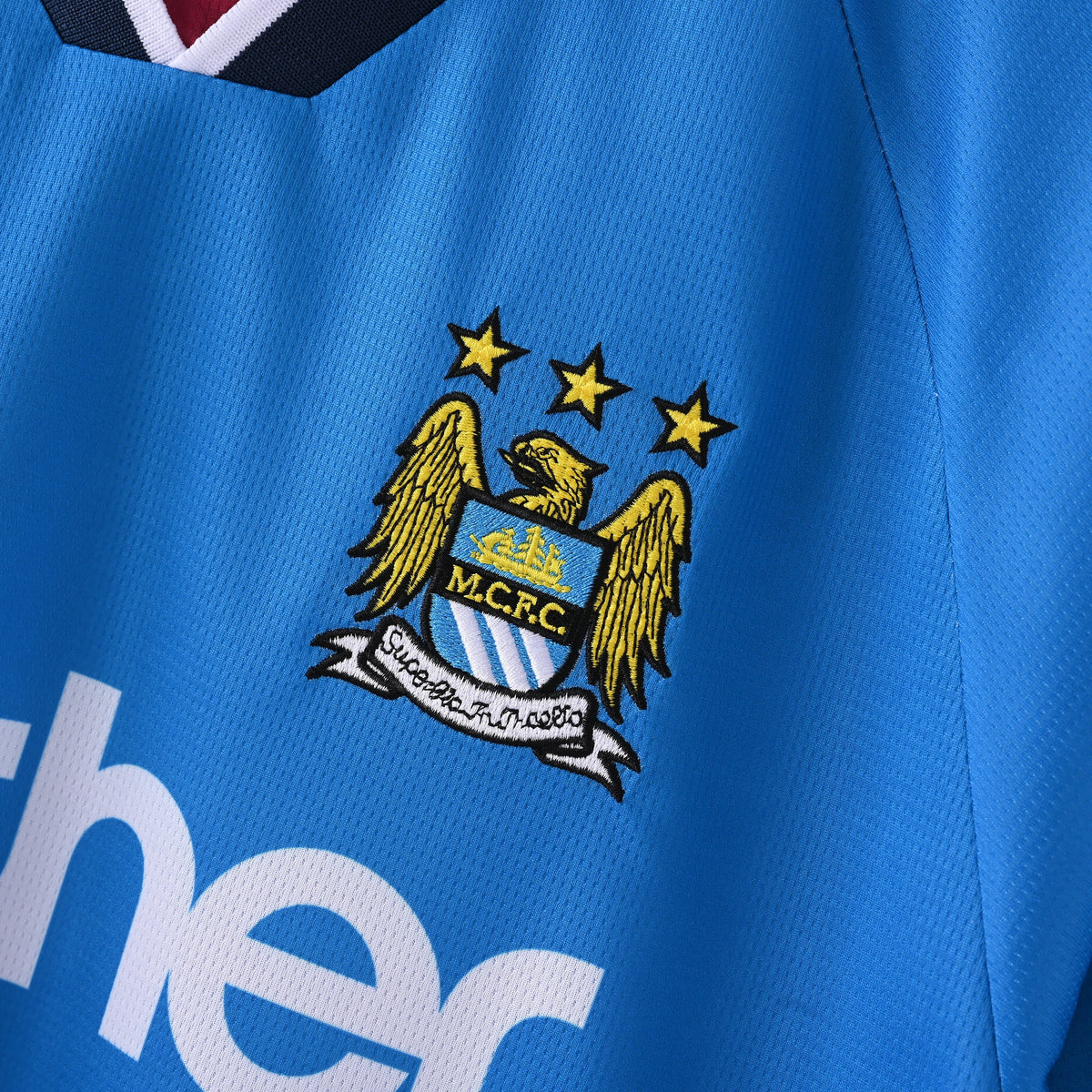 Retro Manchester City Jersey 1997-98 Home Football Kit product image 5