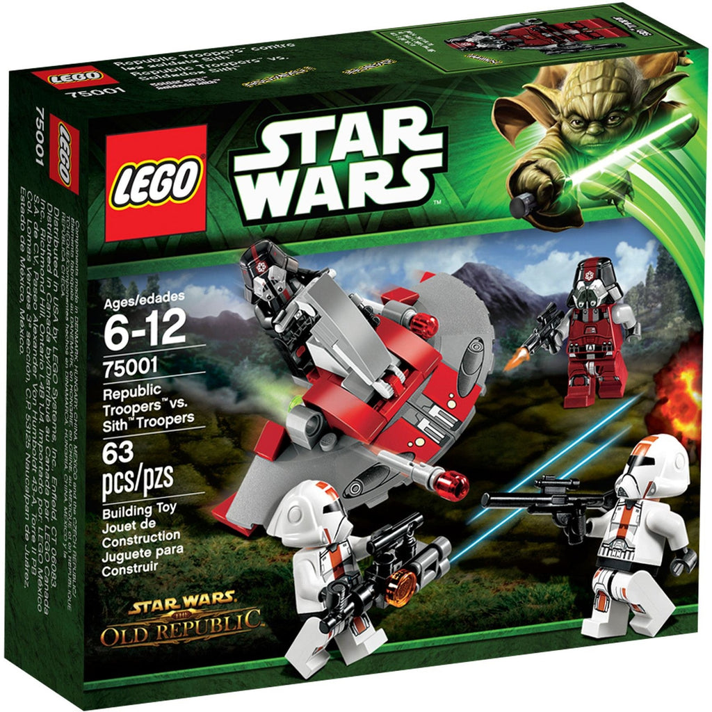 75001 Republic Troopers vs. Sith Troopers product image 1, provided for visual reference and product detail review