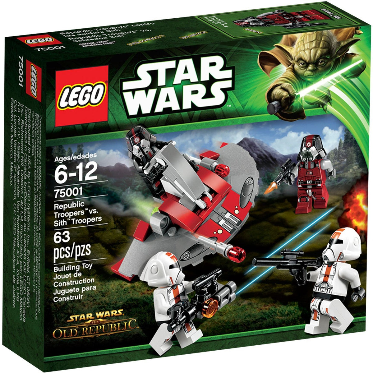 75001 Republic Troopers vs. Sith Troopers product image 1, provided for visual reference and product detail review