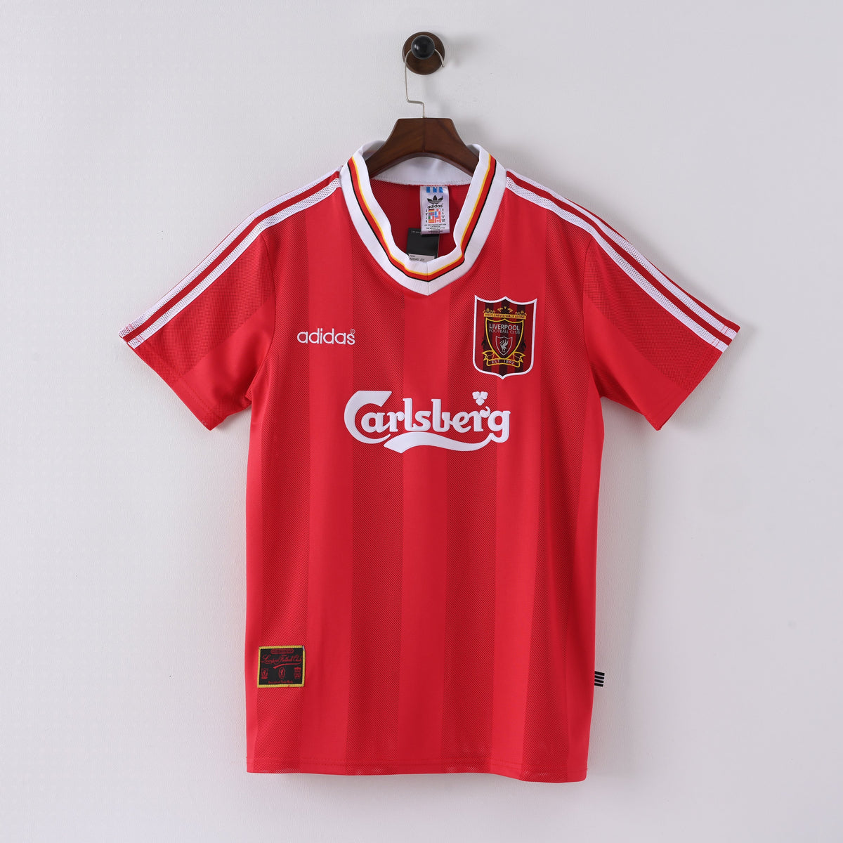 Retro Liverpool Home Jersey 1995 1996 Football Kit Soccer product image 1