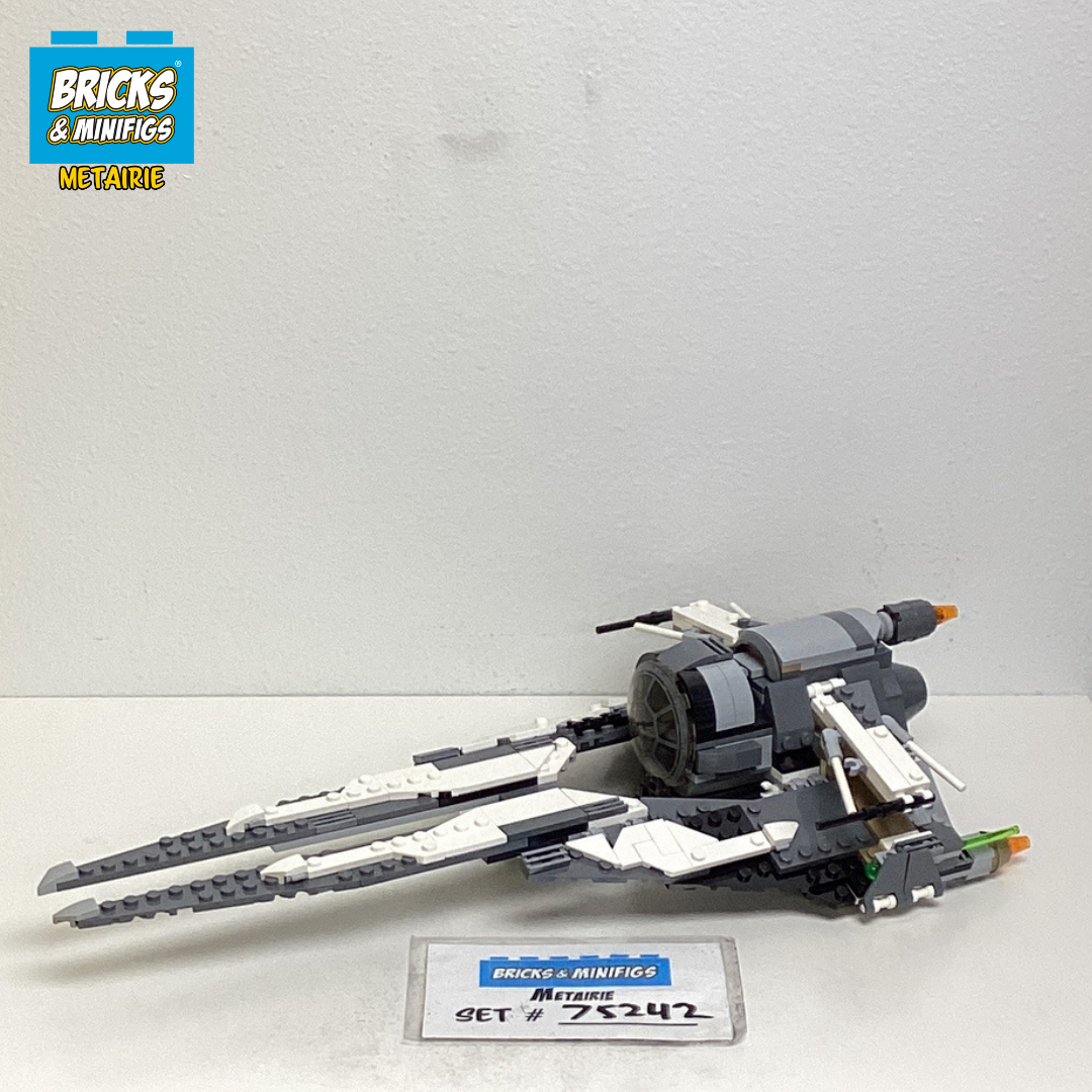 75242 Black Ace TIE Interceptor (U2) product image 1, provided for visual reference and product detail review