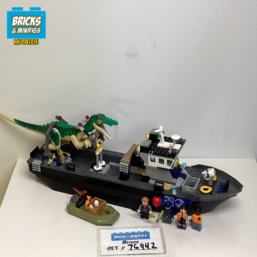 76942 Baryonyx Dinosaur Boat Escape (U) product image 1, provided for visual reference and product detail review