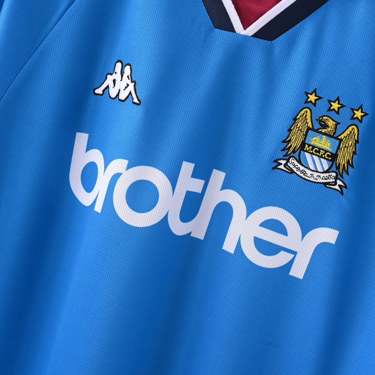 Retro Manchester City Jersey 1997-98 Home Football Kit product image 4