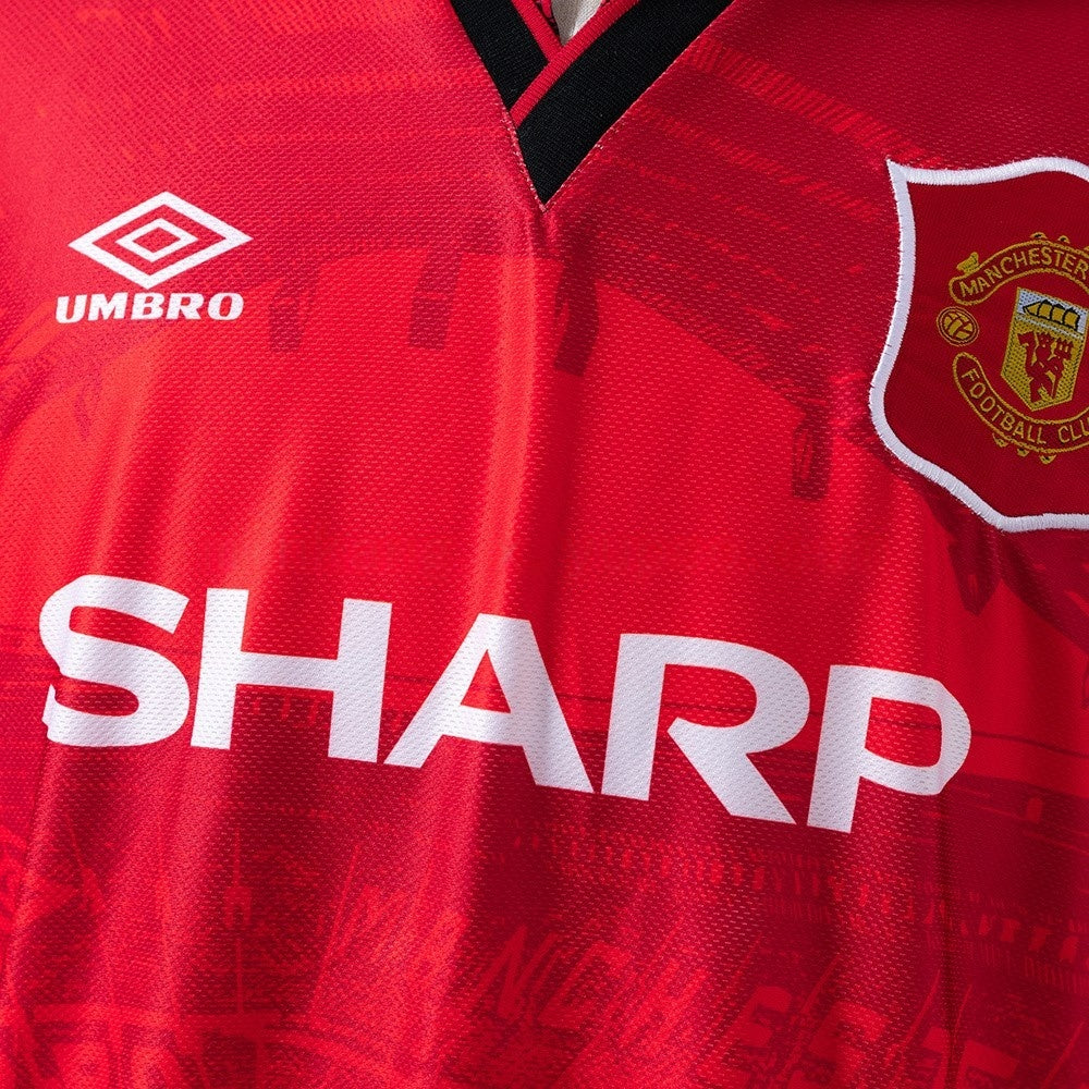 Manchester United Jersey 1994-96 Home Retro Kit Long Sleeves product image 6