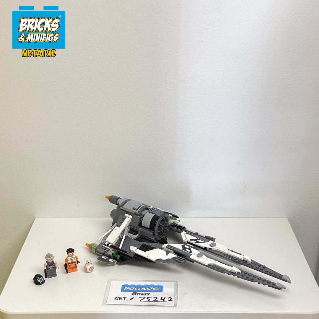 75242 Black Ace TIE Interceptor (U) product image 1, provided for visual reference and product detail review