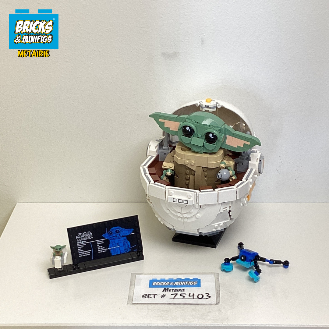 75403 Grogu with Hover Pram (U) product image 1, provided for visual reference and product detail review