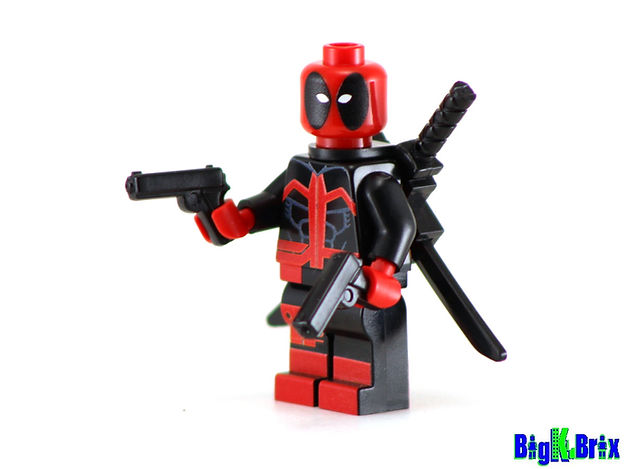 BKB Mercpool Red Suit - CUSTOM MINIFIGURE product image 1, provided for visual reference and product detail review