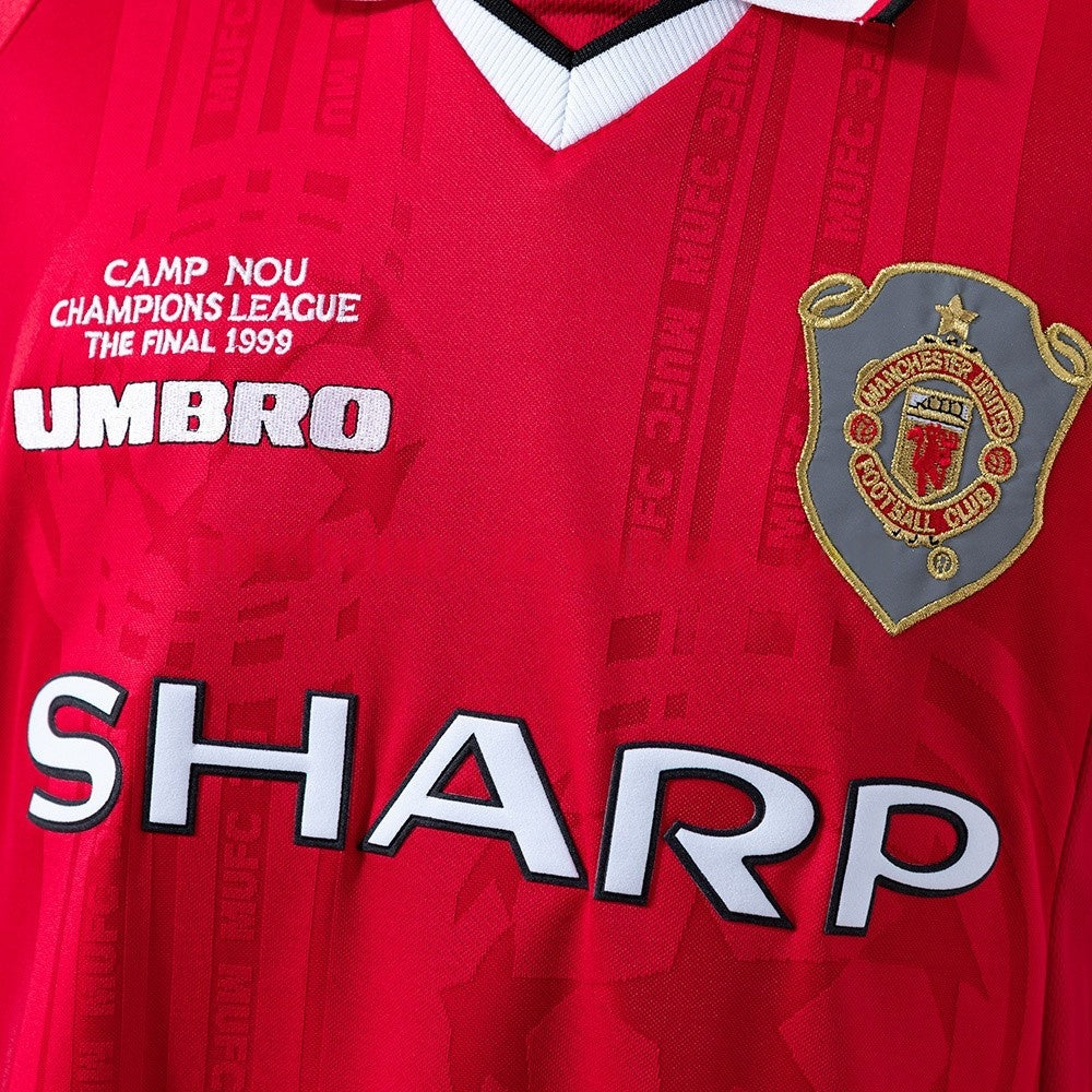 Manchester United Jersey 1999-00 Home Retro Kit Long Sleeves product image 6