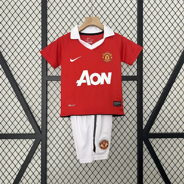Retro Kids Manchester United Home Jersey 10/11 product image 1