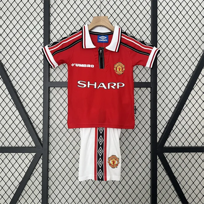 Retro Kids Manchester United Home Jersey 98/99 product image 1