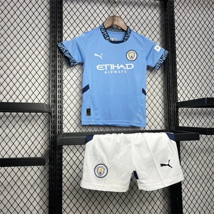 Kids Manchester City Home Kit 24/25 Football Jersey product image 6