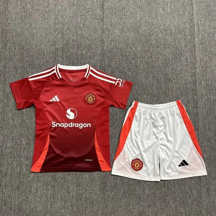 Kids Manchester united Home Kit 24/25 Football Jersey product image 1