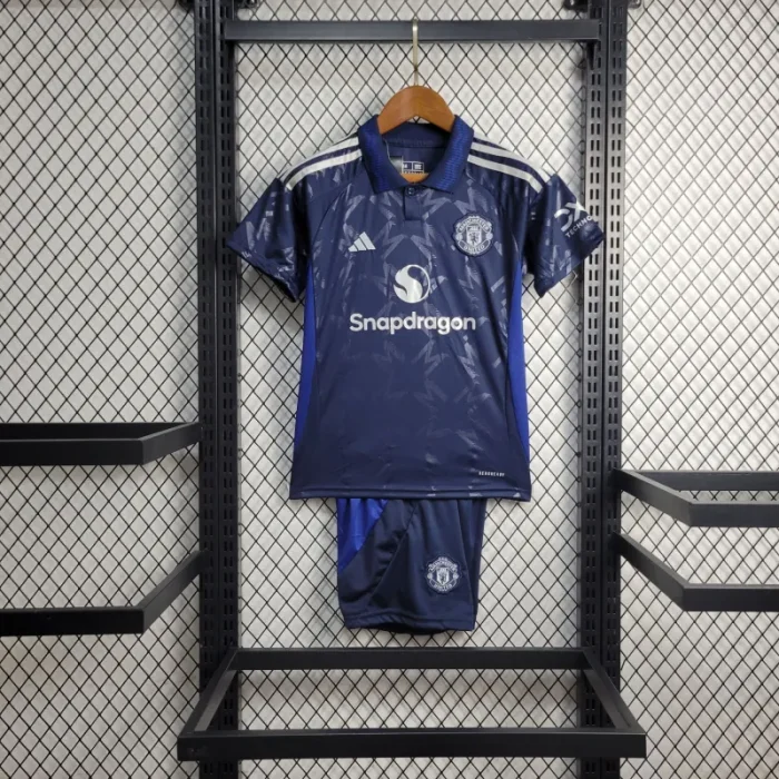 Kids Manchester united Away Kit 24/25 Football Jersey product image 1