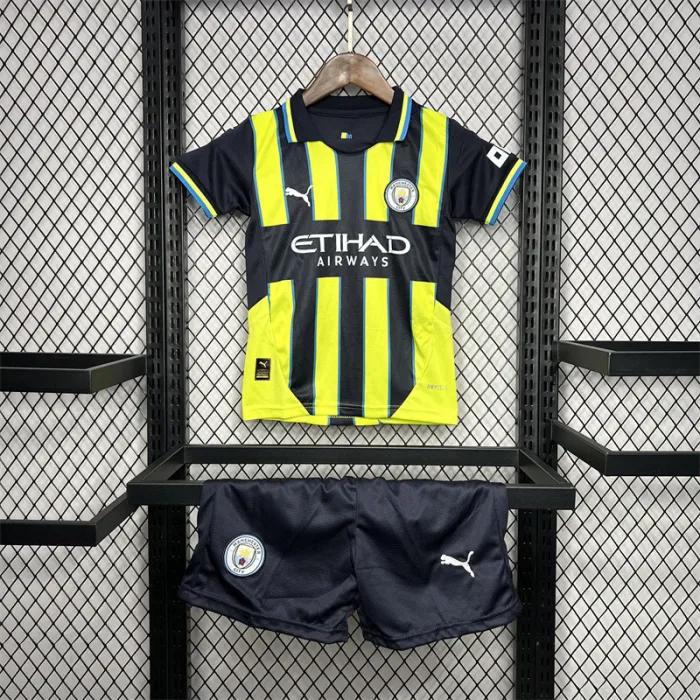 Kids Manchester City Away Jersey 24/25 Football Kit product image 1