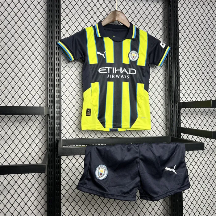 Kids Manchester City Away Jersey 24/25 Football Kit product image 4