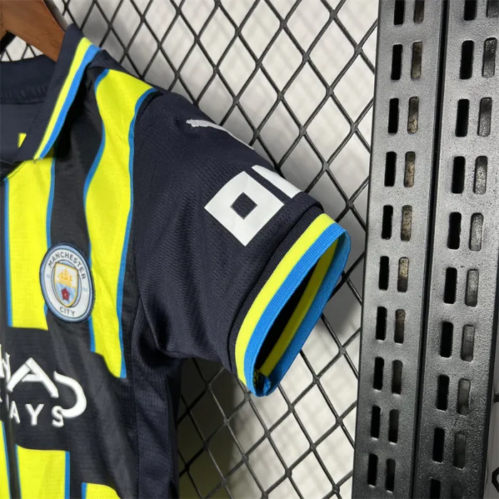 Kids Manchester City Away Jersey 24/25 Football Kit product image 6
