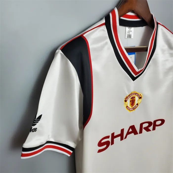 Manchester United Jersey Away Kit 1985 Retro Football Team product image 5