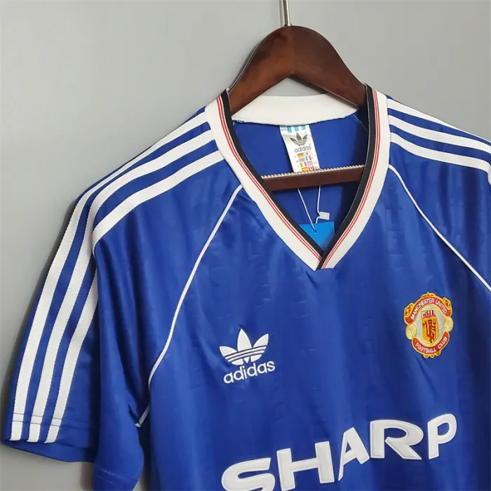 Manchester United Jersey Third Kit 1988/90 Retro Football product image 6
