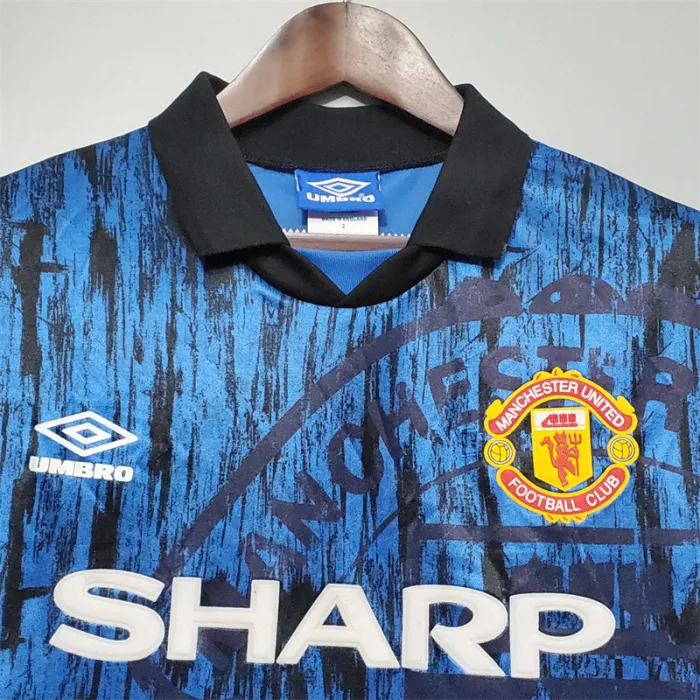 Manchester United Jersey Third Kit 1992/93 Retro Football product image 2