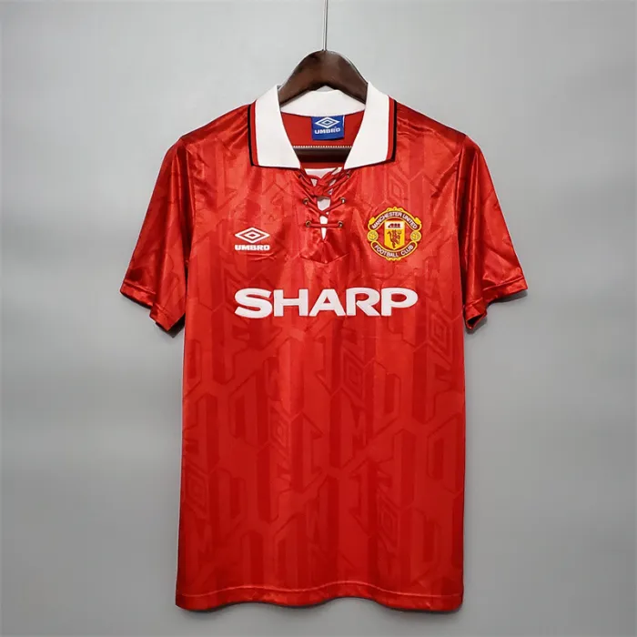 Manchester United Jersey Home Kit 1992/93 Retro Football product image 1