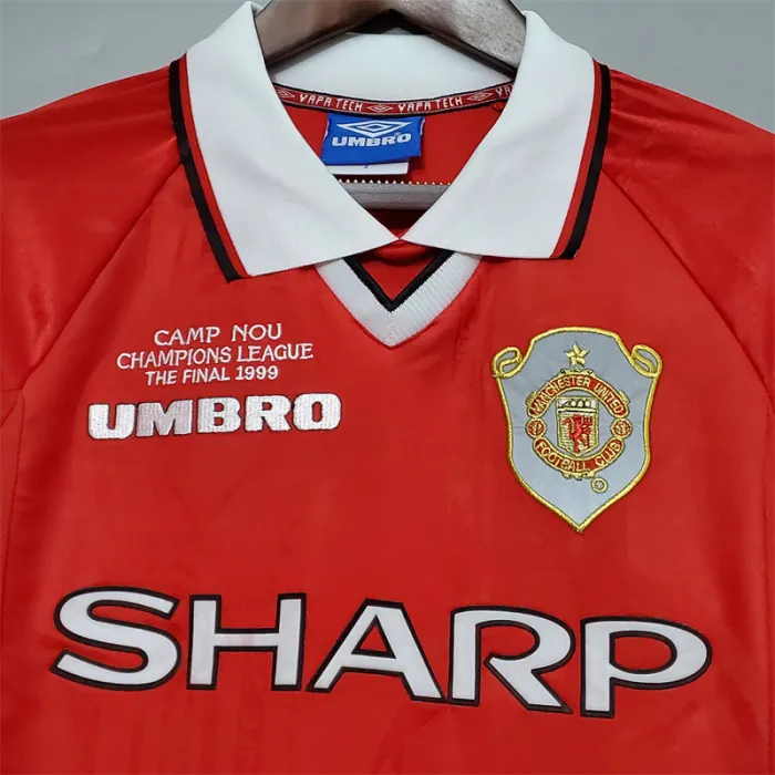 Manchester United Jersey Home Kit 1999/00 Retro Long product image 2