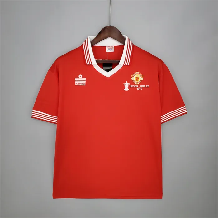 Manchester United Jersey Home Kit 1977 retro Football Team product image 1