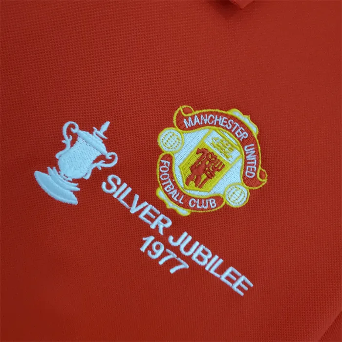 Manchester United Jersey Home Kit 1977 retro Football Team product image 3