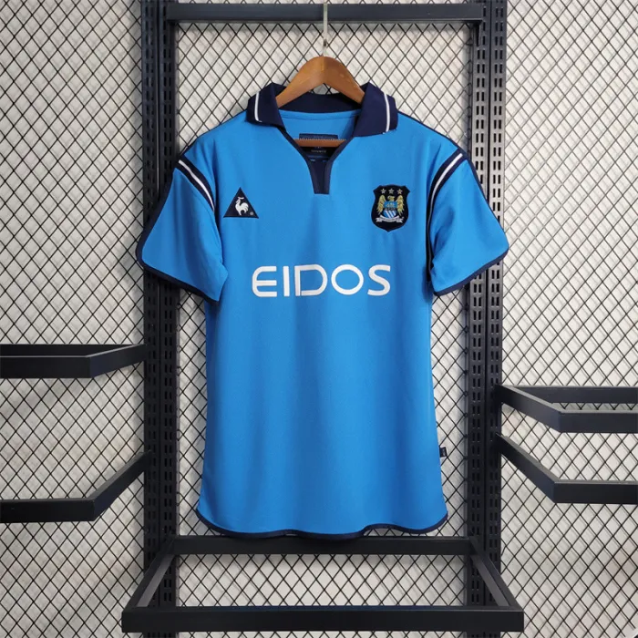 Manchester City Jersey Home Kit 01/02 Retro product image 8