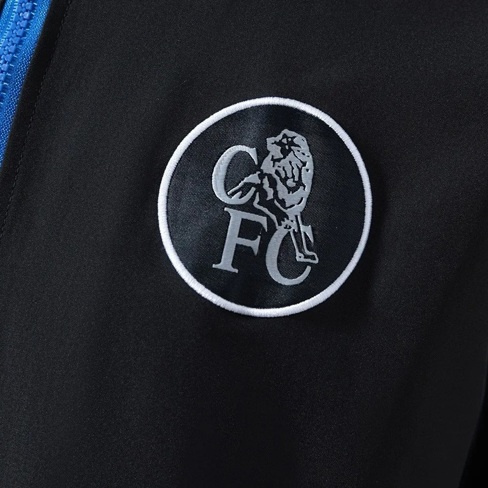 Chelsea Windbreaker 2025/26 Black Football Kit product image 2