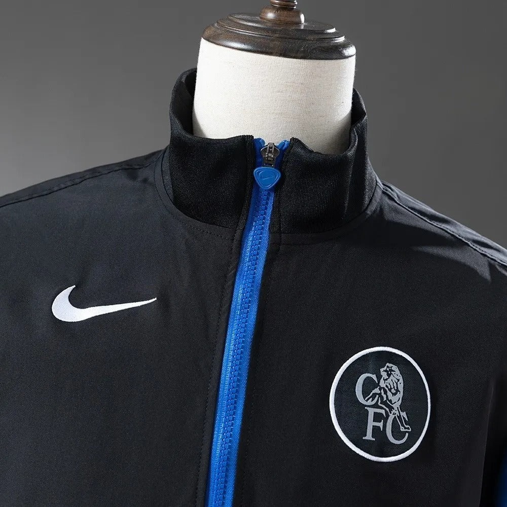Chelsea Windbreaker 2025/26 Black Football Kit product image 7