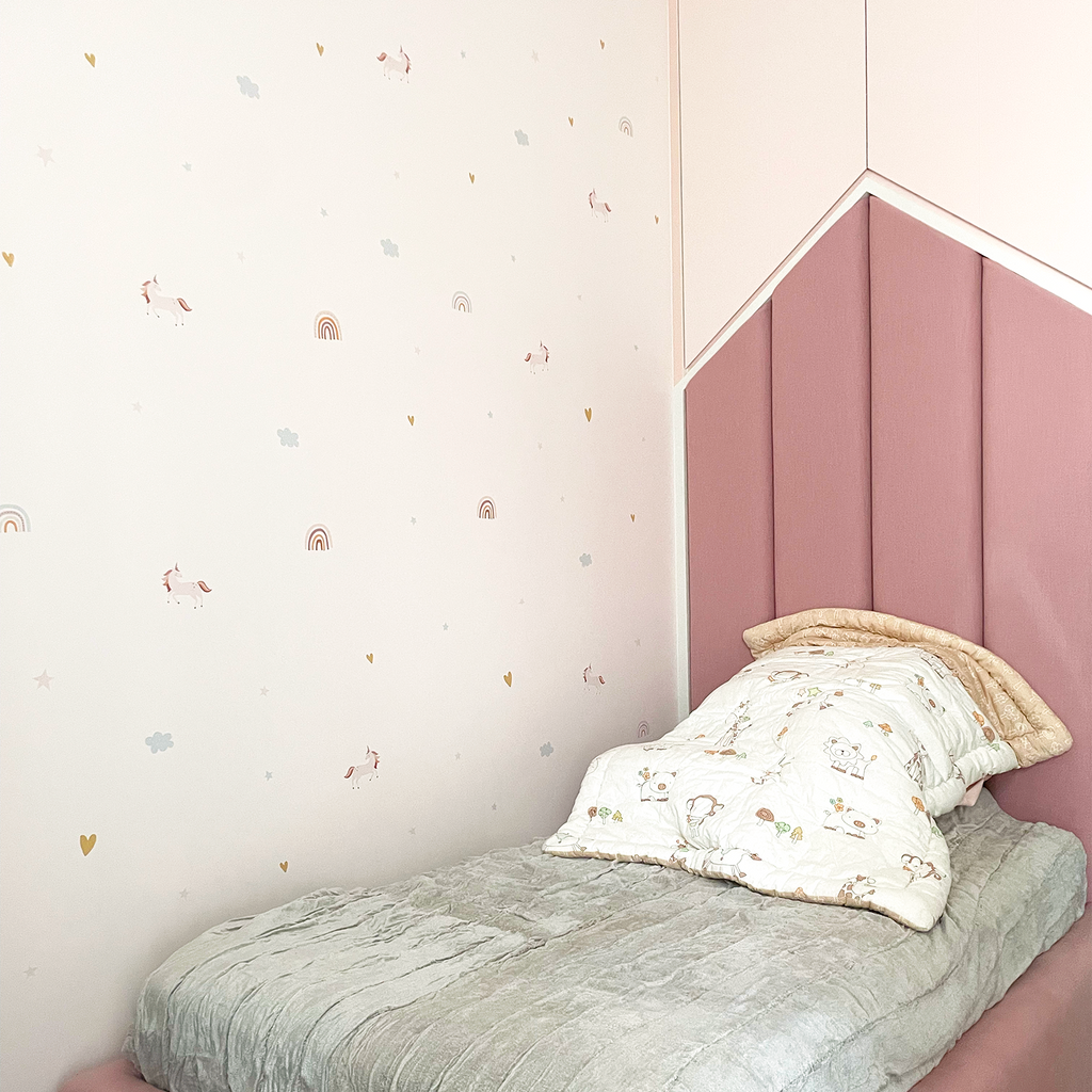 Enchanted Rainbow Unicorn Fabric Decal
