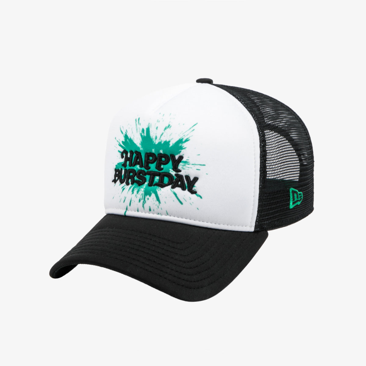 New Era x SEVENTEEN A-Frame Trucker Ball Cap - White/Black