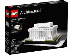 21022 LEGO Architecture Lincoln Memorial product image 1, provided for visual reference and product detail review