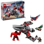 76292 LEGO Captain America vs. Red Hulk Battle product image 1, provided for visual reference and product detail review