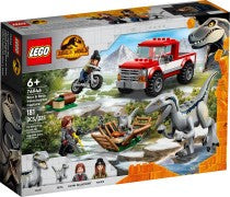 76946 LEGO Blue & Beta Velociraptor Capture PRE-OWNED CERTIFIED product image 2, provided for visual reference and product